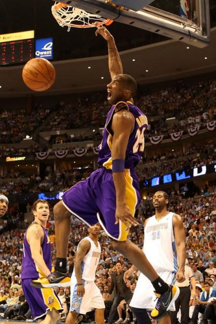kobe bryant dunks on dwight howard video. go with Kobe Bryant (Duh,
